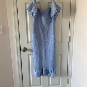Alana Smocked MIDI Dress